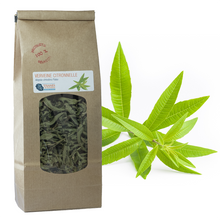 Charger l'image dans la galerie, Verveine citronnelle (Aloysia citriodora Palau), feuilles séchées, sachet 40g