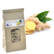 Charger l'image dans la galerie, Gingembre mangue (Curcuma amada), rhizhome déshydraté, sachet 40g