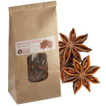 Charger l'image dans la galerie, Anis étoilé - badiane (Illicium verum) fruits, sachet 30g