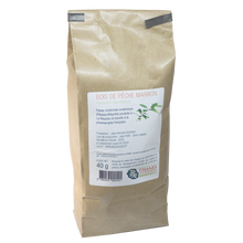 Charger l'image dans la galerie, Bois de pêche marron (Psiloxylon mauritianum), feuilles séchées, sachet 40g