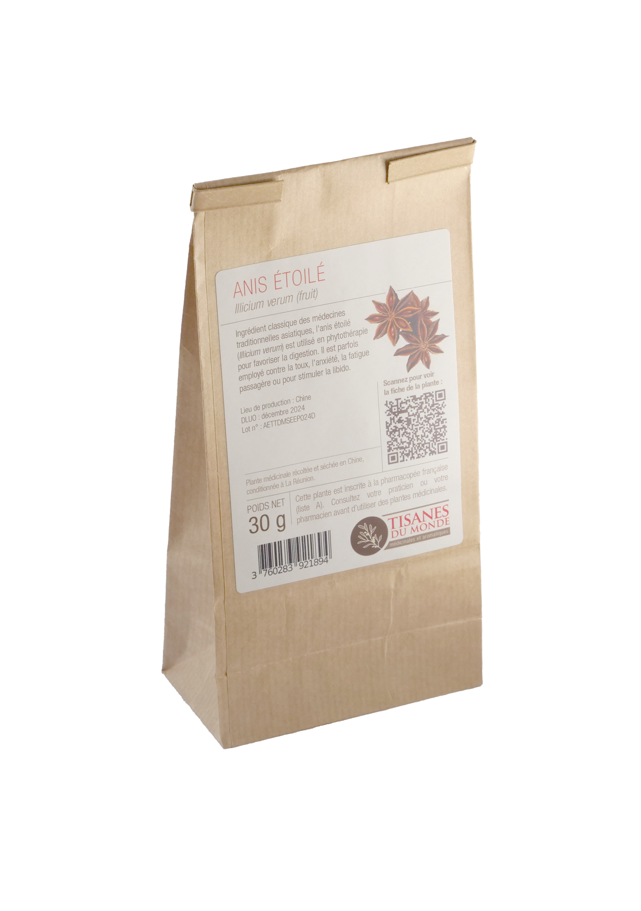 Badiane Naturelle - Anis étoilé 50g Illicium Verum Pour Infusions Et Cuisine